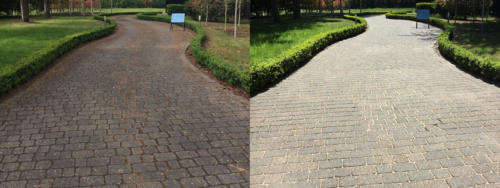 Block paving cleaning and replacement